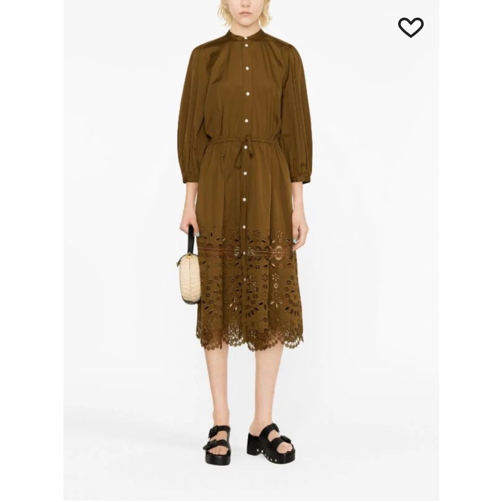 Polo Ralph Lauren
broderie anglaise cotton shirt dress